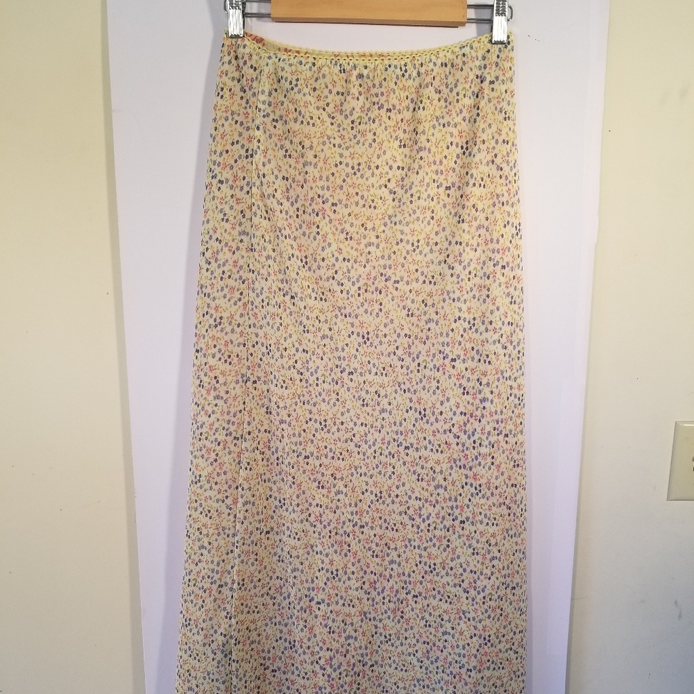 Women's Cotton Express Sz Large Long Skirt
